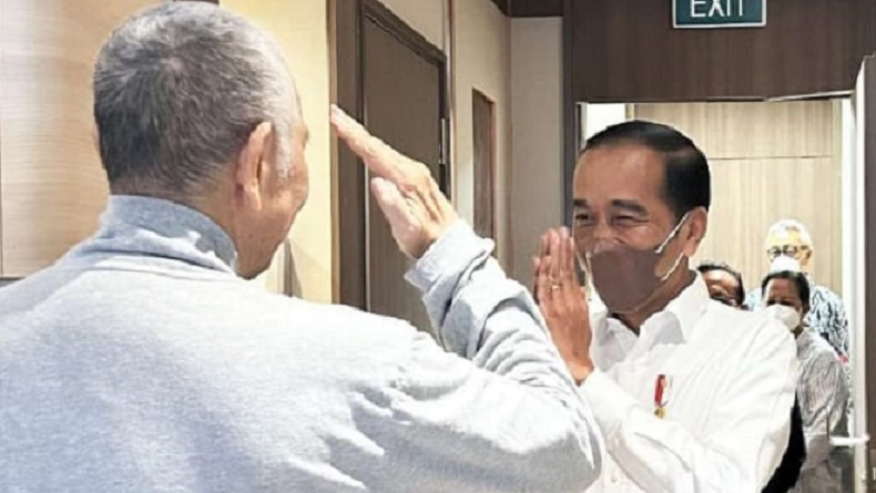Luhut Dijenguk Jokowi di Singapura, Merasa Dapat Tambahan Energi untuk Pulih