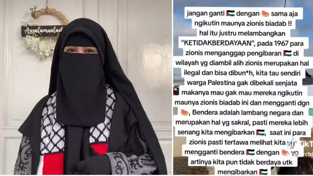 Umi Pipik Protes Bendera Palestina Diganti Simbol Semangka, Ini Alasannya