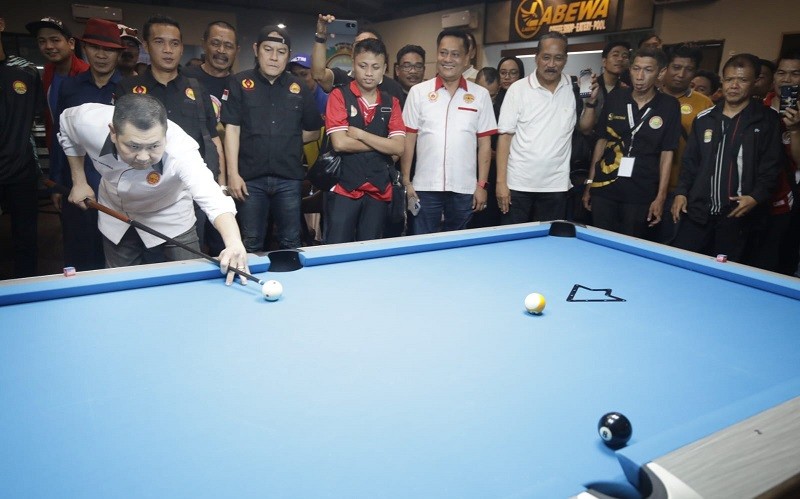 Buka Kualifikasi PON Biliar, Hary Tanoe: Berikan yang Terbaik