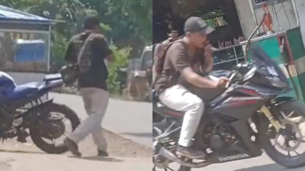Viral Pengamen Pulang Bawa Motor Sport, Warganet: Bikin Minder