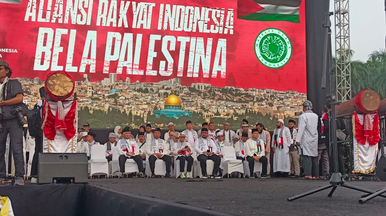 Lantunan Surat Al Isra Ayat 101-104 Getarkan Aksi Bela Palestina di Monas, Apa Isinya?
