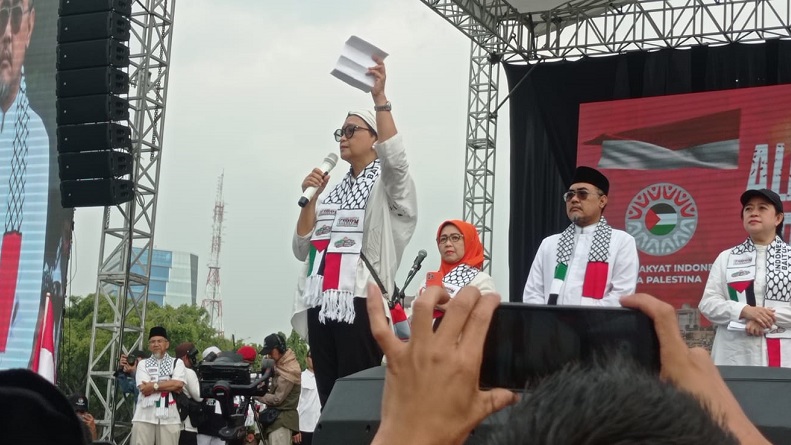 Menlu Retno Tegaskan Aksi Bela Palestina Bukti Solidaritas Indonesia untuk Kemanusiaan