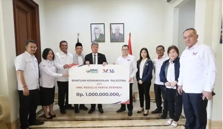 Partai Perindo Beri Bantuan Rp1 Miliar untuk Palestina, TGB: Bentuk Belasungkawa dan Dukungan