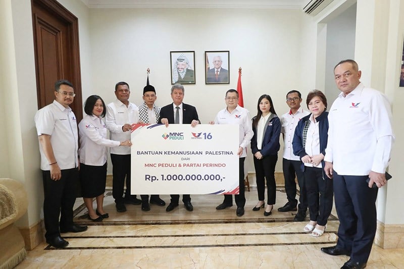 Partai Perindo Serahkan Bantuan Rp1 Miliar ke Palestina, Ferry Kurnia: Komitmen Dukung Kemerdekaan