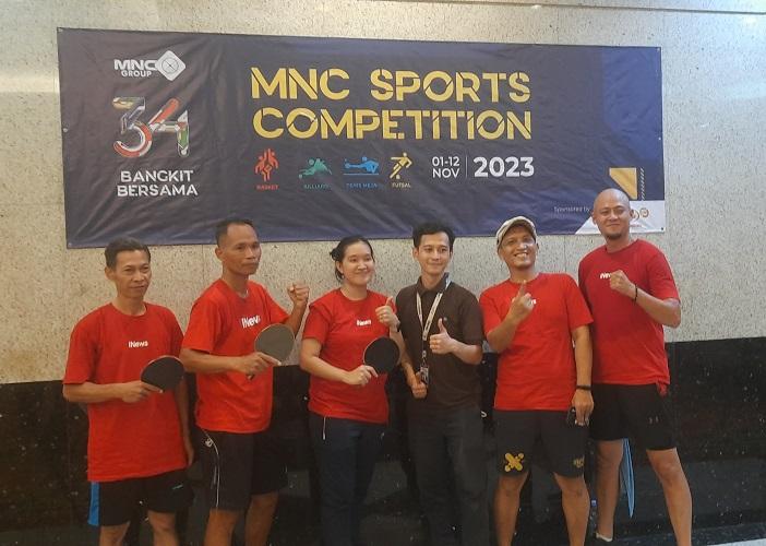 iNews Juara Tenis Meja HUT Ke-34 MNC Group, GJS Runner Up