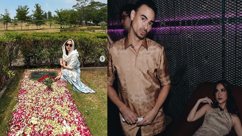 Masih Setia, BCL Rayakan Anniversary Pernikahan Ke-15 di Makam Ashraf Sinclair