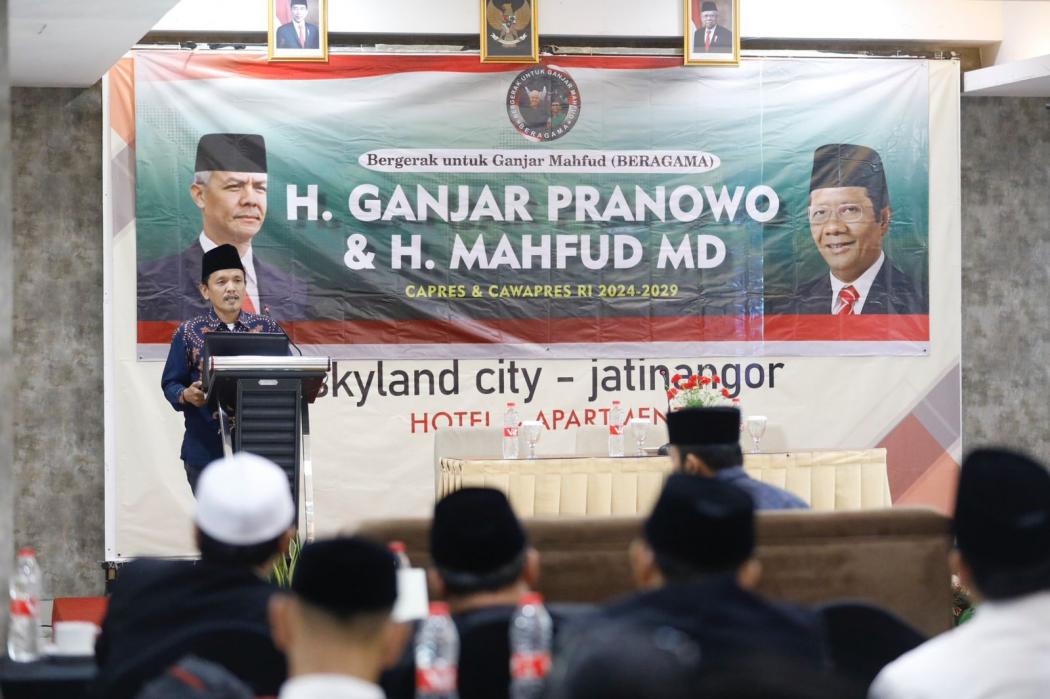 Para Kiai hingga Gus Se-Jabar Deklarasikan Dukungan ke Ganjar-Mahfud MD