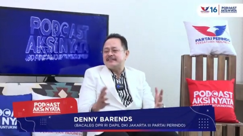 Caleg Perindo Denny Barends Minta Anak Muda Jangan Apatis soal Politik
