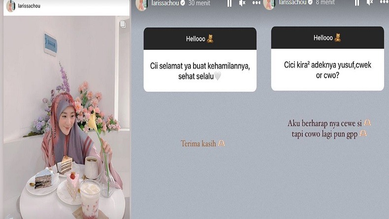 Diduga Hamil Lagi, Larissa Chou Ngaku Mual hingga Pilih Tidur di Karpet