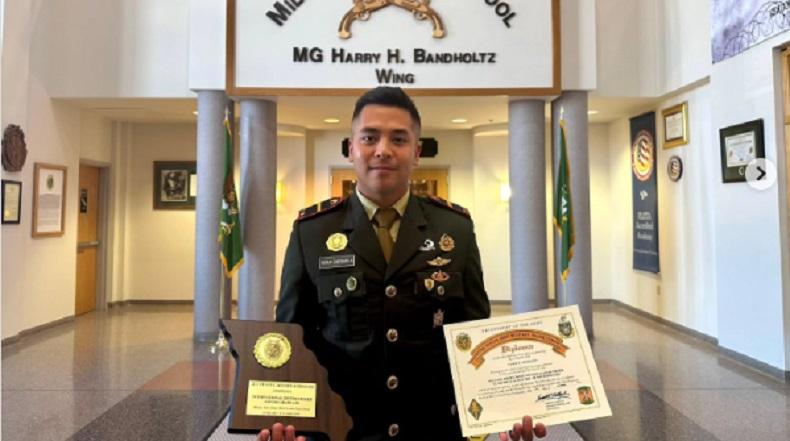 Inspiratif! Perwira Kostrad Jadi Lulusan Terbaik US Army Military Police School