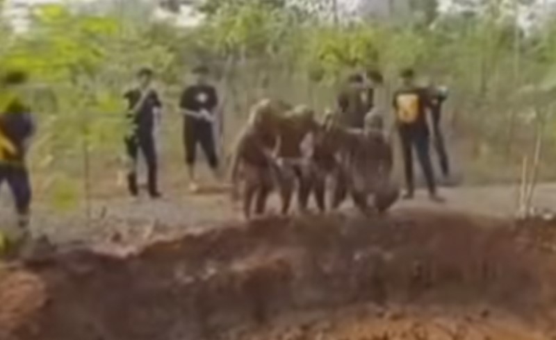 Viral Mahasiswa Lompat ke Kubangan Lumpur, Pihak Kampus Tegaskan Bukan Perpeloncoan