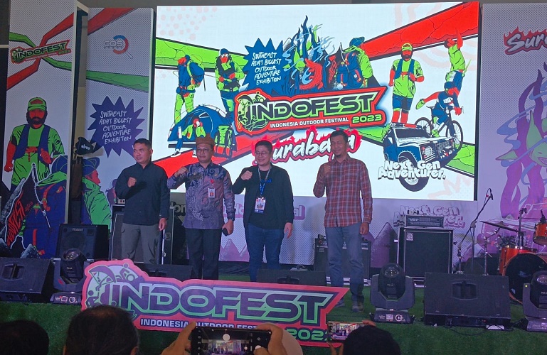 INDOFEST Surabaya 2023 Resmi Dibuka, Pegiat Outdoor Berlebaran