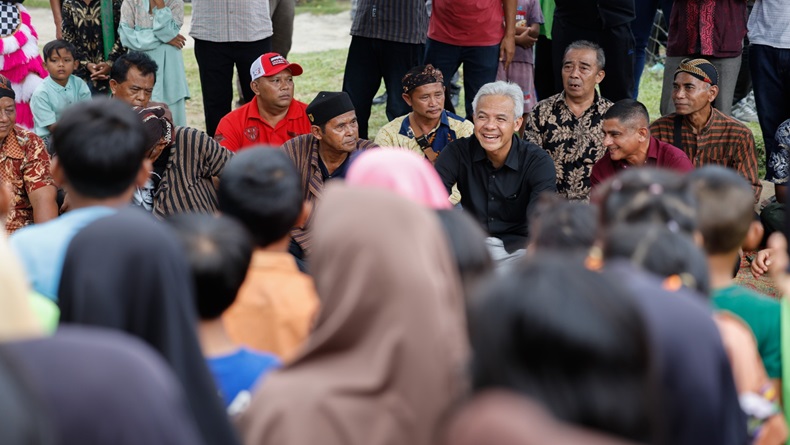 Sambut Ganjar, Warga Simalungun Rela Lembur demi Pemimpin Harapan Desa