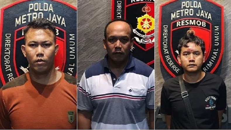 Ini Tampang dan Peran 3 Komplotan Pembunuh Karyawan MRT di Jakarta