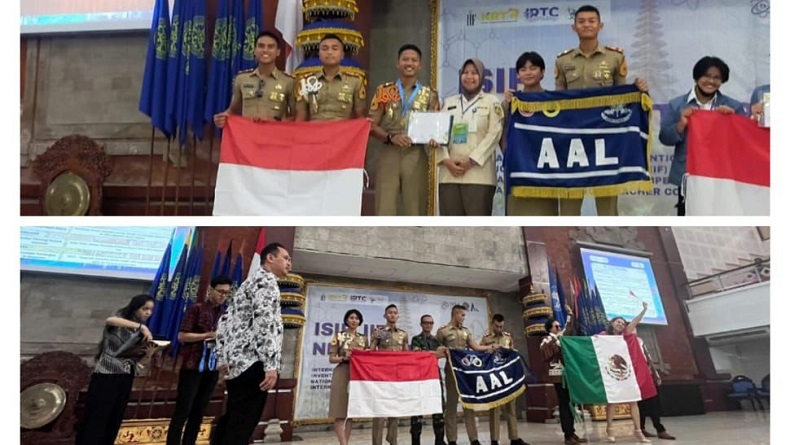 Keren, Taruna Akademi AL Raih Medali Emas Lomba Karya Tulis Ilmiah Internasional
