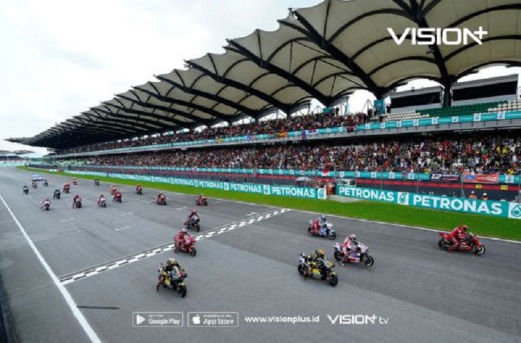 Seru! Vision+ Gelar Nobar Gratis MotoGP Malaysia 2023