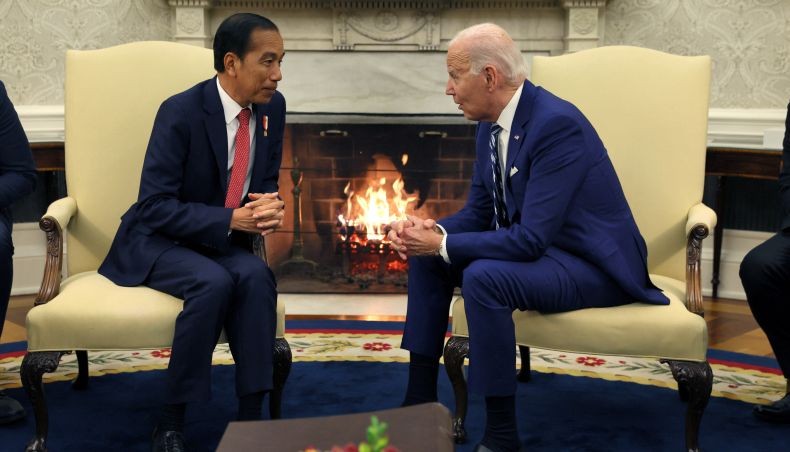 Presiden Jokowi Harap Joe Biden Membela Kemanusiaan Demi Palestina