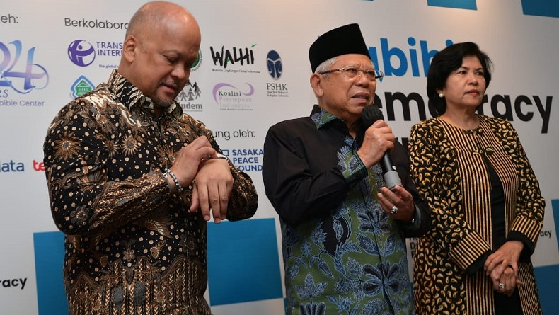 Wapres Ma'ruf Amin Belum Bertemu 3 Cawapres: Sibuk Semua