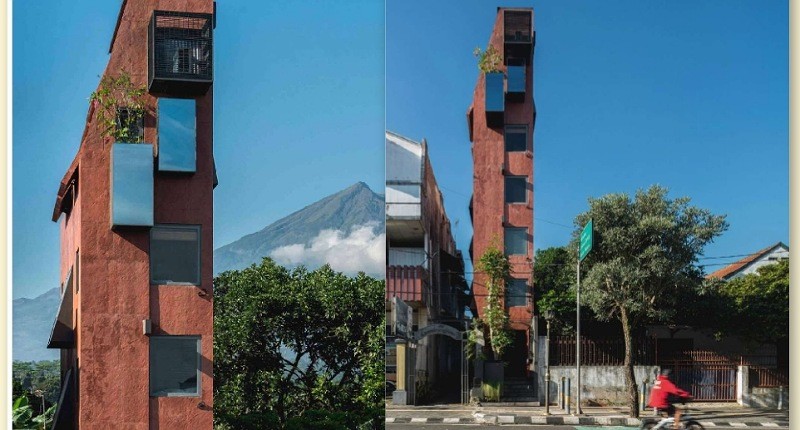 Fakta Menarik Hotel Paling Ramping di Dunia hanya 2,8 Meter, Lokasinya Ada di Indonesia
