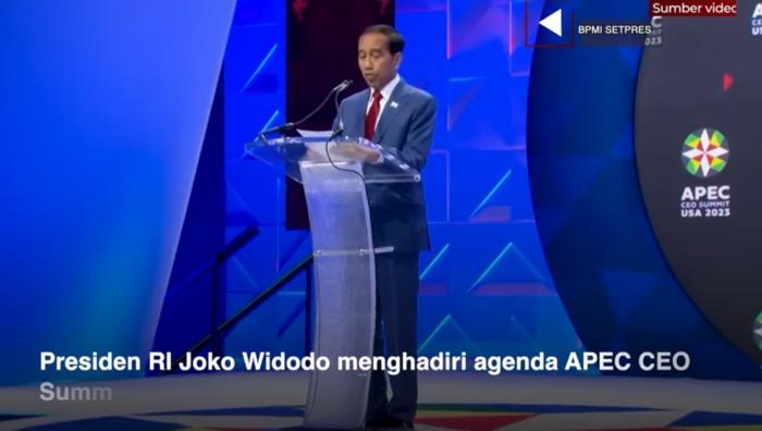 Jokowi Pamer Potensi RI di APEC CEO Summit: Ini Waktu yang Tepat Berinvestasi di Indonesia   