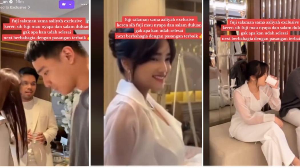 Intip Momen Fuji dan Aaliyah Massaid Bersalaman, Lirikan Thariq Halilintar Jadi Sorotan