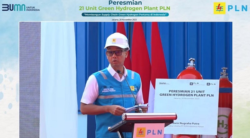 PLN Resmikan 21 Unit Green Hydrogen Plant, Dorong Percepatan Net Zero Emmisions 