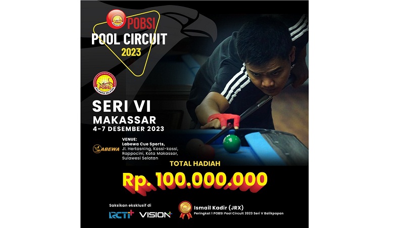 POBSI Pool Circuit 2023 Masuk Seri Terakhir, Siapa Pebiliar Terbaik Indonesia?