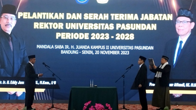 Prof Azhar Affandi Jabat Rektor Unpas Bandung Periode 2023-2028 Gantikan Eddy Jusuf