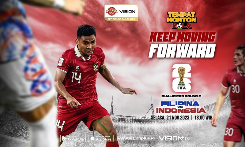Link Live Streaming Timnas Indonesia Vs Filipina di Kualifikasi Piala Dunia 2026, Tonton di Vision+!