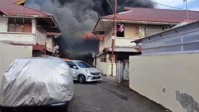 4 Rumah di Asrama Polisi Sario Manado Ludes Terbakar, Diduga Korsleting Listrik