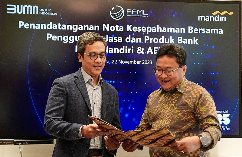 Bank Mandiri Kolaborasi dengan AEML Kembangkan Ekosistem Kendaraan Listrik 