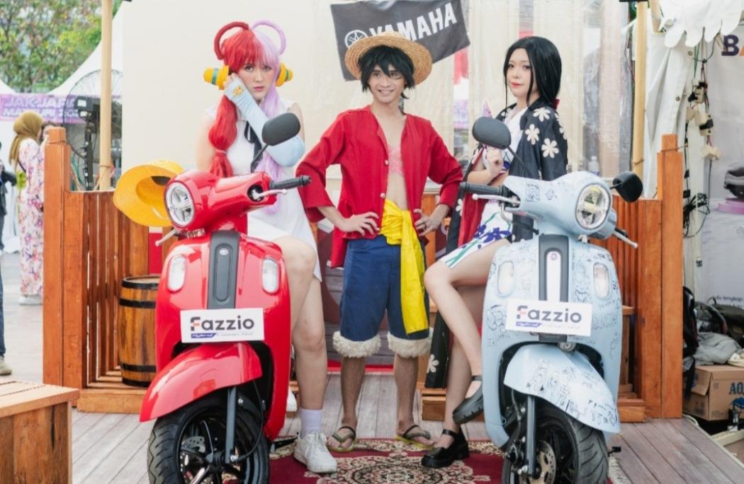 Yamaha Fazzio Versi Anime Tampil di Jak-Japan Matsuri 2023, Begini Penampakannya