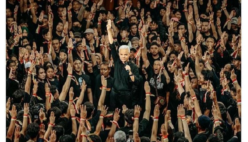 PPP: Salam 3 Jari Ganjar-Mahfud Jadi Simbol Penegakan Demokrasi