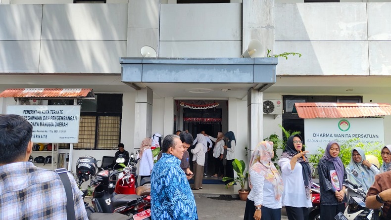 Gempa M6,6 Guncang Halmahera Barat Terasa di Ternate, Ratusan Pegawai Pemkot Berhamburan  