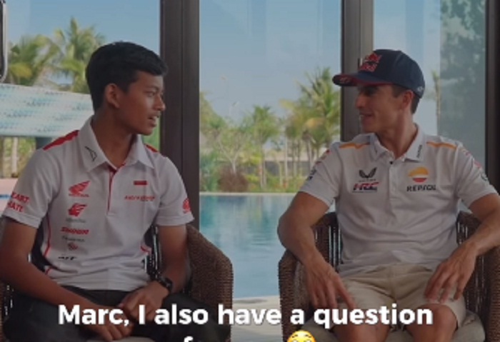 Marc Marquez Transfer Ilmu ke Pembalap Indonesia Veda Ega, Bocorkan Ritual Sebelum Balapan