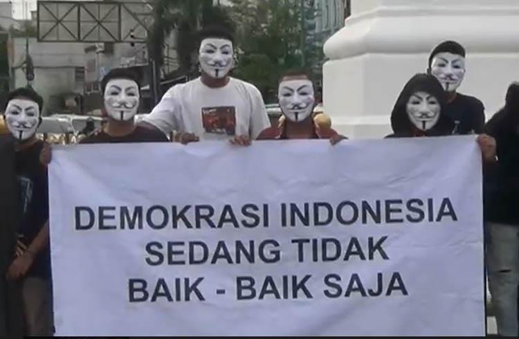 Aliansi Mahasiswa Jogja Turun ke Jalan, Kritik Matinya Demokrasi di Indonesia