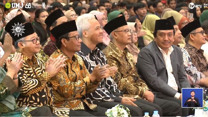 Cerita Ganjar Diantar Partai Pengusung-Relawan di Dialog Muhammadiyah: Saya Agak Nervous