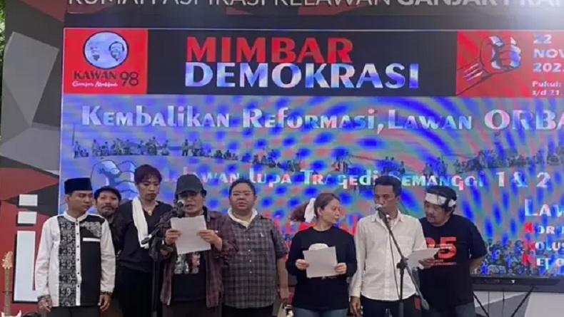 Kawan GanjarMahfud 98 Ajak Masyarakat Cegah Orde Baru Hidup Lagi