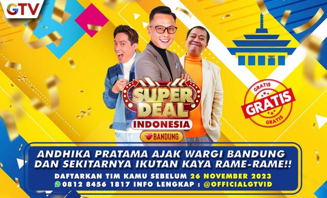 Warga Bandung dan Sekitarnya Siap Ikut Kaya Rame-Rame Bareng Andhika Pratama? Yuk Ikutan Acara Ini!