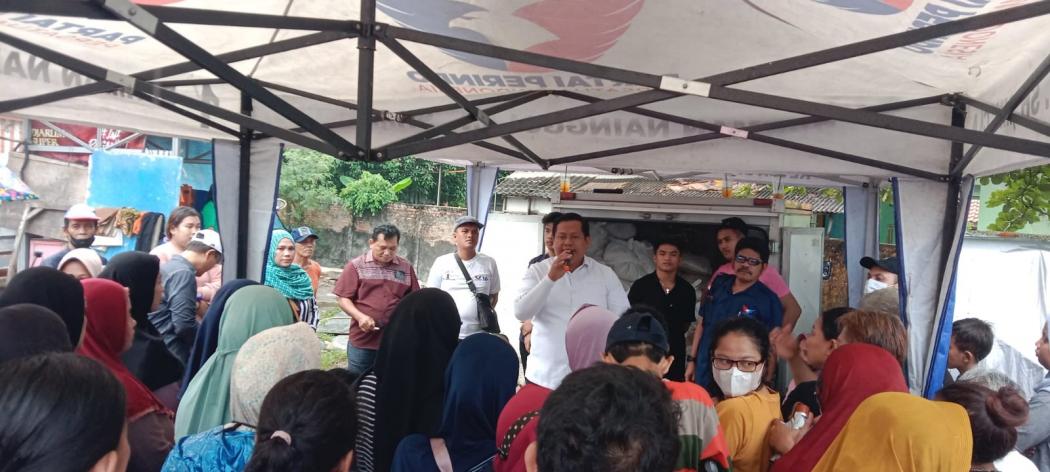 Disambut Meriah, Bazaar Murah Perindo di Jaktim Bagikan 500 Paket Sembako