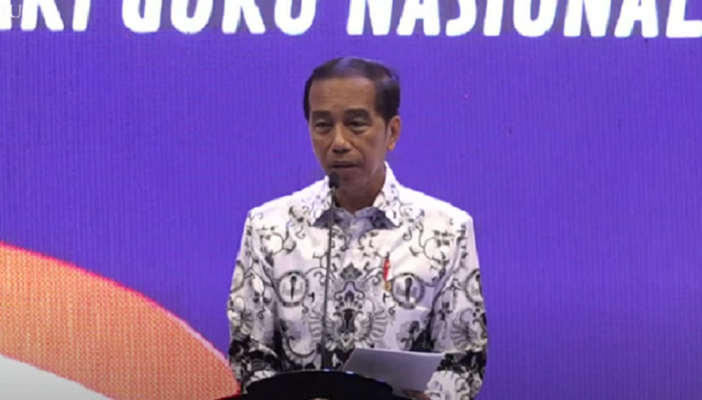 Jokowi: Guru Bukan Profesi Ringan, Tingkat Stresnya Lebih Tinggi dari Pekerjaan Lain