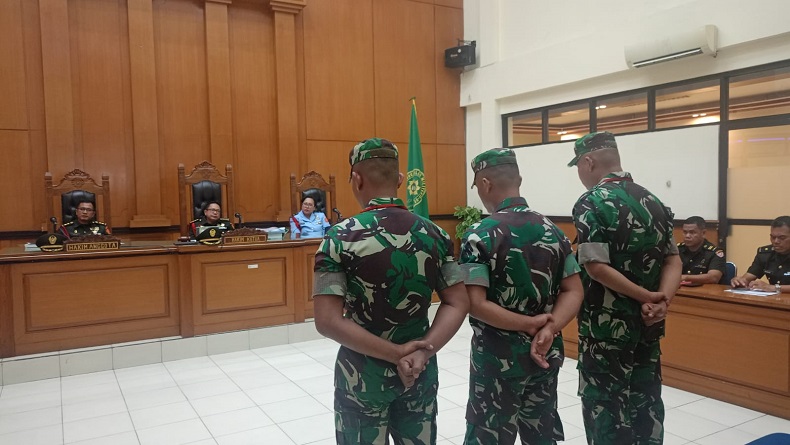 3 Anggota TNI Pembunuh Imam Masykur Dituntut Hukuman Mati
