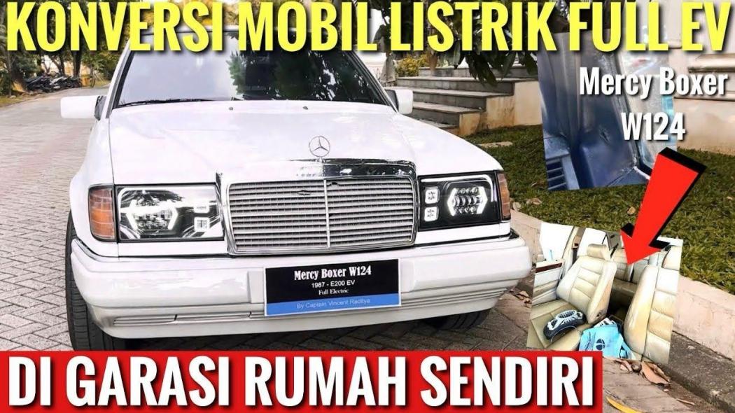 Vincent Raditya Ubah Mercy Boxer E200 1987 Jadi Mobil Listrik