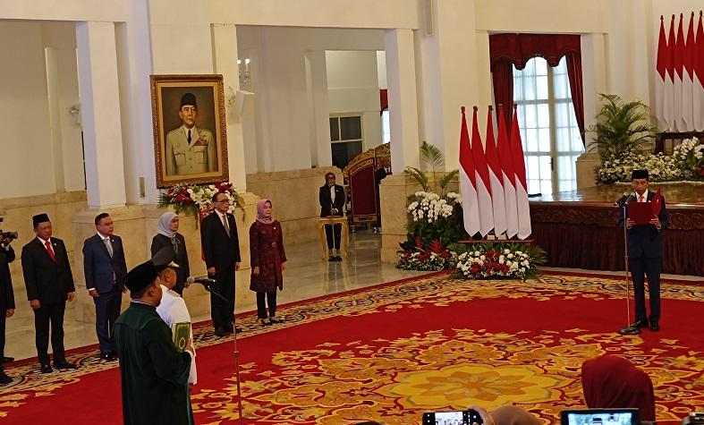 Presiden Jokowi Lantik Edy Nasution Jadi Gubernur Riau