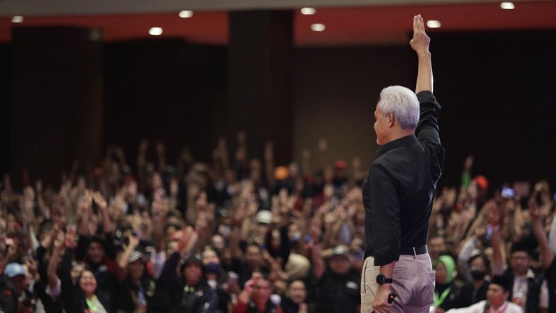 Ganjar ke Relawan: Hanya Kekuatan Rakyat yang Bisa Menangkan Pemilu