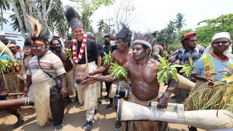 Di Merauke, Ganjar Memulai Kampanye dari Desa Terpencil: Prioritas!