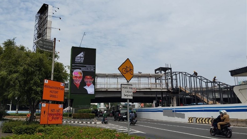 Ramah Lingkungan, Logo Baru Ganjar-Mahfud di LED Bar Diapresiasi Mahasiswa Trisakti