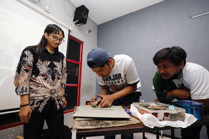 Relawan Ganjar Creasi Beri Pelatihan Bisnis Sablon ke Milenial dan Gen Z