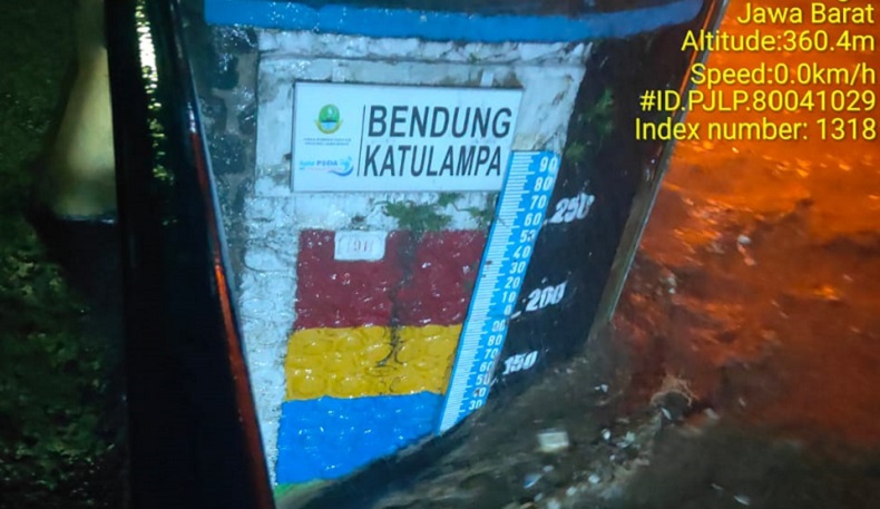 Hujan Deras, Status Bendung Katulampa Bogor Naik Siaga 3