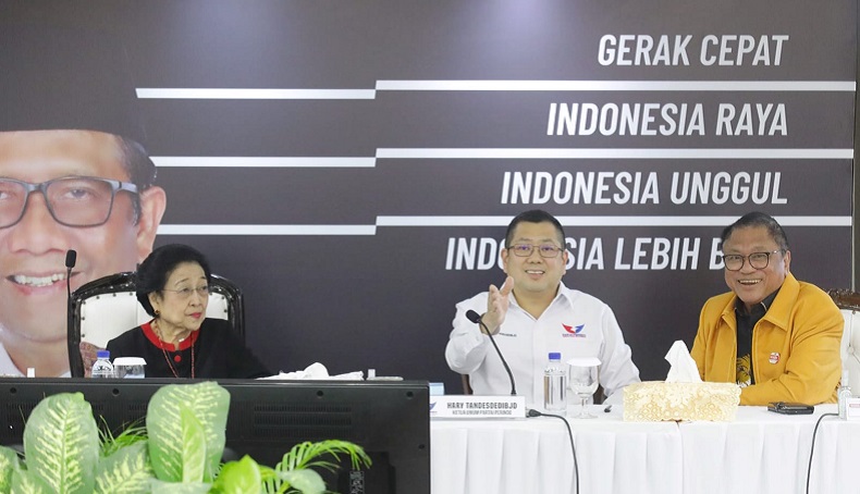 Rapat TPN Dihadiri Ketum Parpol Pendukung Ganjar-Mahfud, HT: Bahas Strategi Kampanye